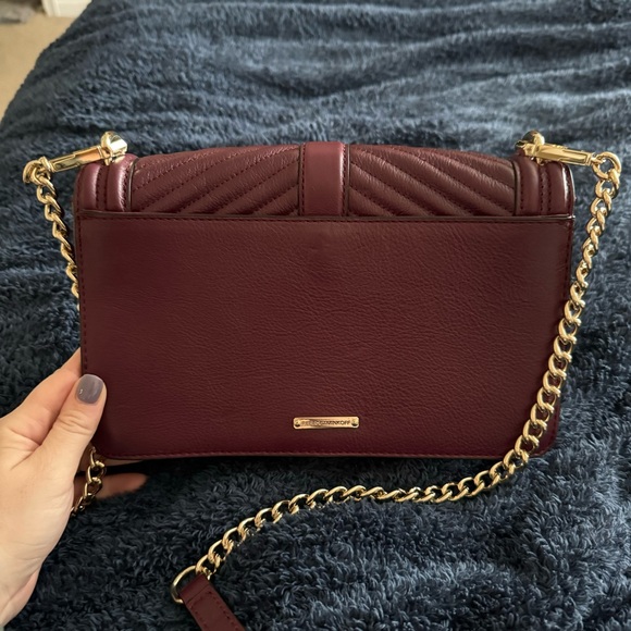 REBECCA MINKOFF Love chevron quilted leather crossbody - Picture 4 of 4